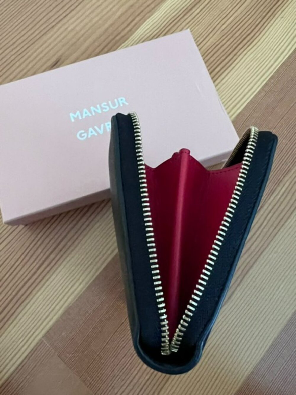 Mansur Gavriel Black Flamma Full Size Wallet!!